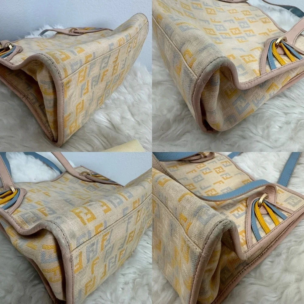 💯Authentic Fendi Tote Multi Color🍀
